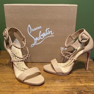 Christian Louboutin Nude Stud Heels